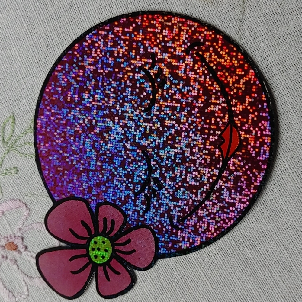 ♦️3 for $15 Vintage Holographic Y2K Emoji Sticker
